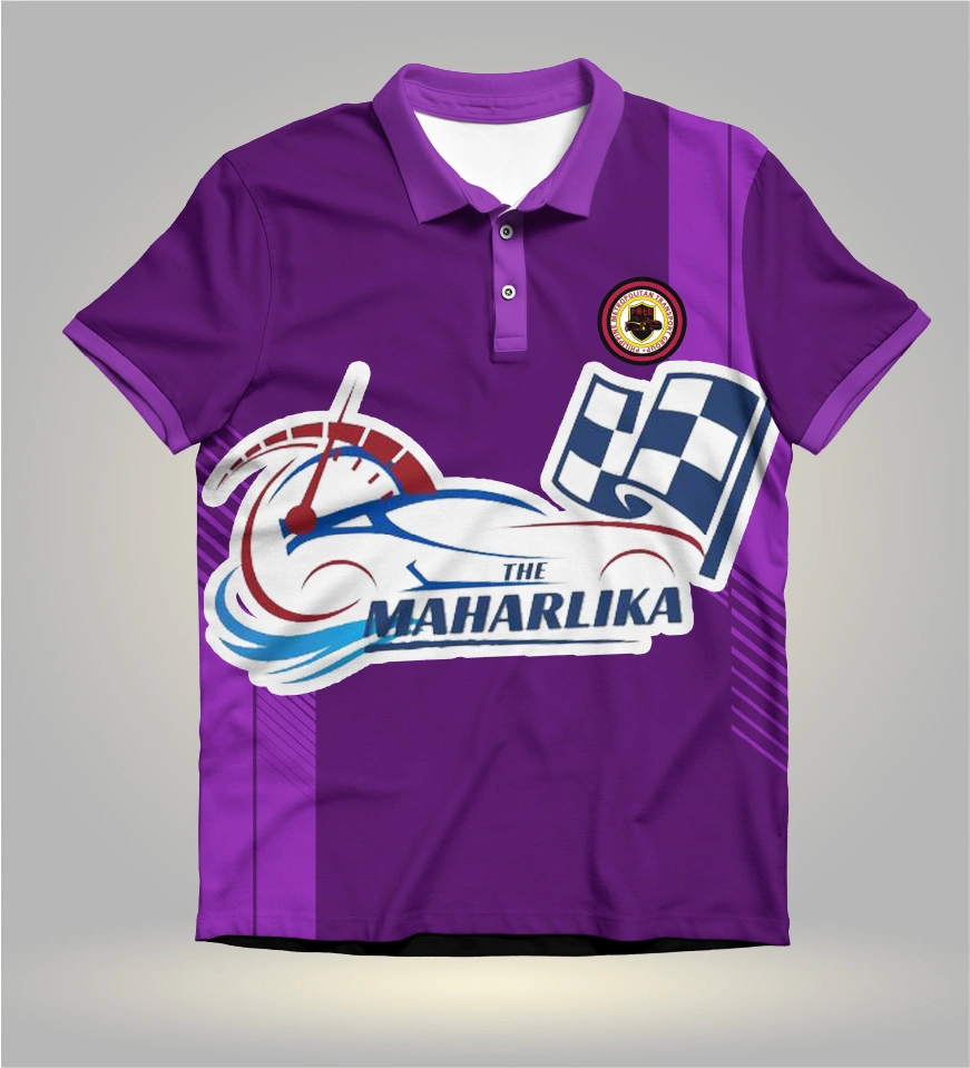 polo shirt full sublimation design purple