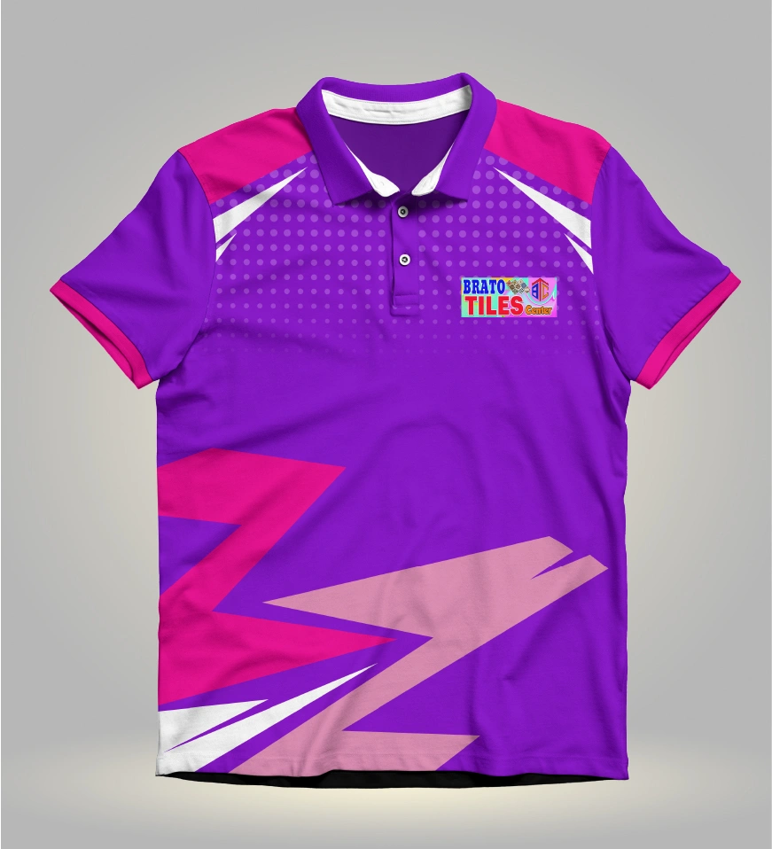 polo shirt full sublimation design violet